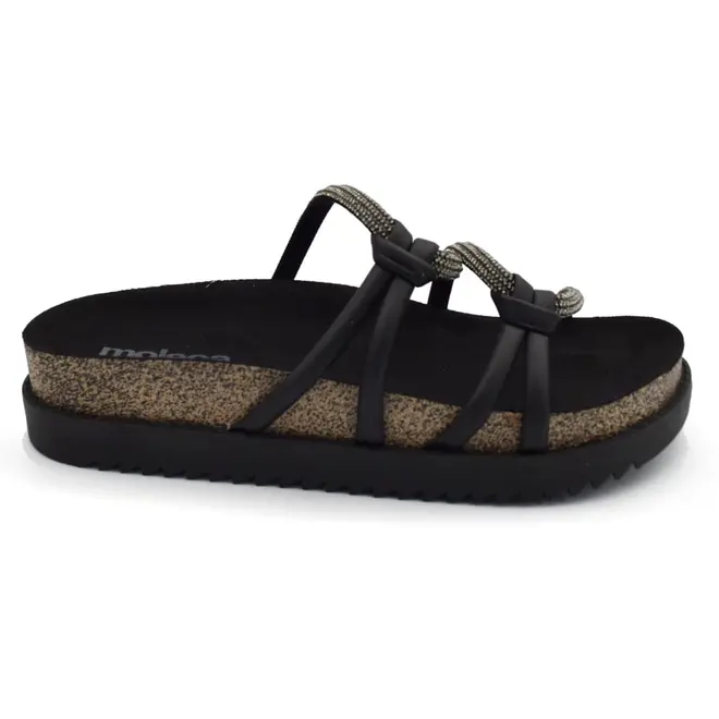 Papete Feminina Moleca Preto 5500.111.31367