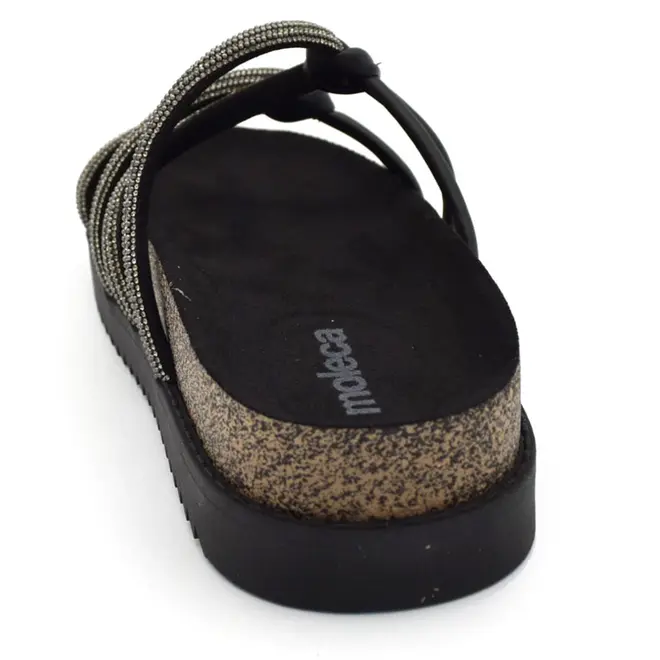 Papete Feminina Moleca Preto 5500.111.31367
