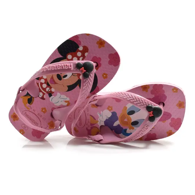 Chinelo Havaianas Baby Disney Classic Rosa 4137007