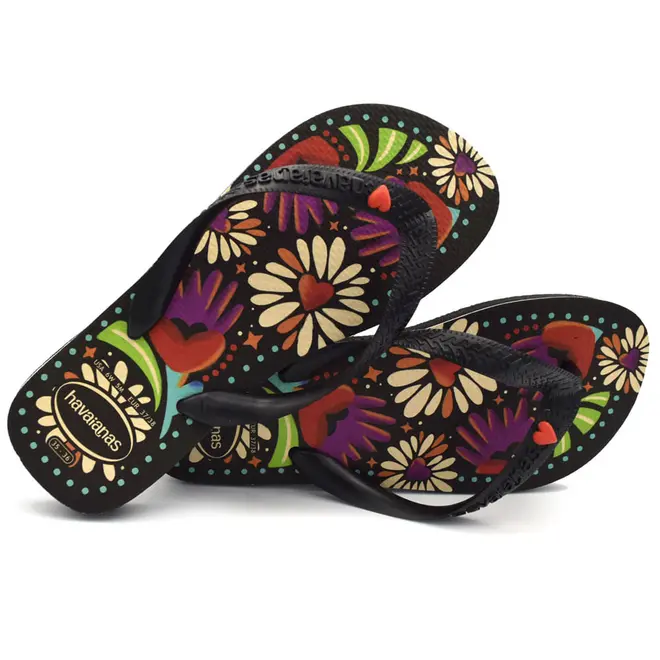 Chinelo Havaianas Feminino Top Begonia Preto 4150745