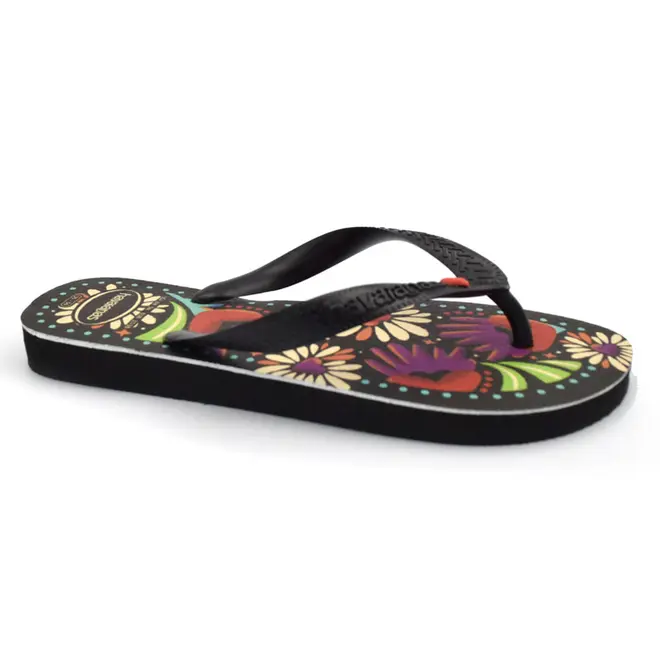 Chinelo Havaianas Feminino Top Begonia Preto 4150745
