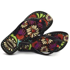 Chinelo Havaianas Feminino Top Begonia Preto 4150745