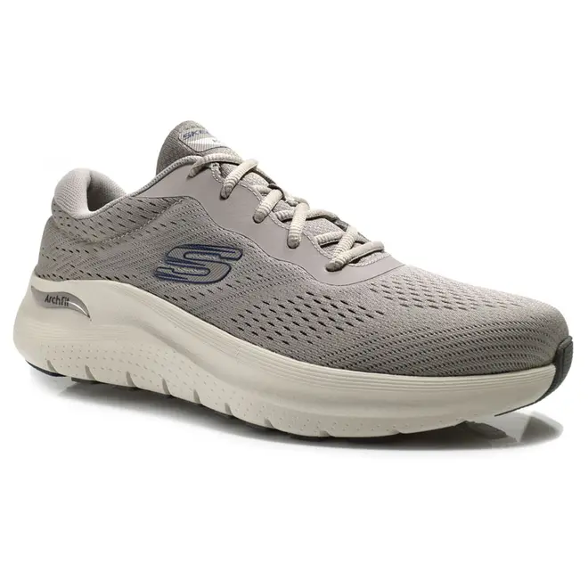 Tênis Masculino Skechers Arch Fit Bege 232700BR