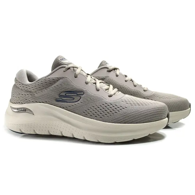 Tênis Masculino Skechers Arch Fit Bege 232700BR