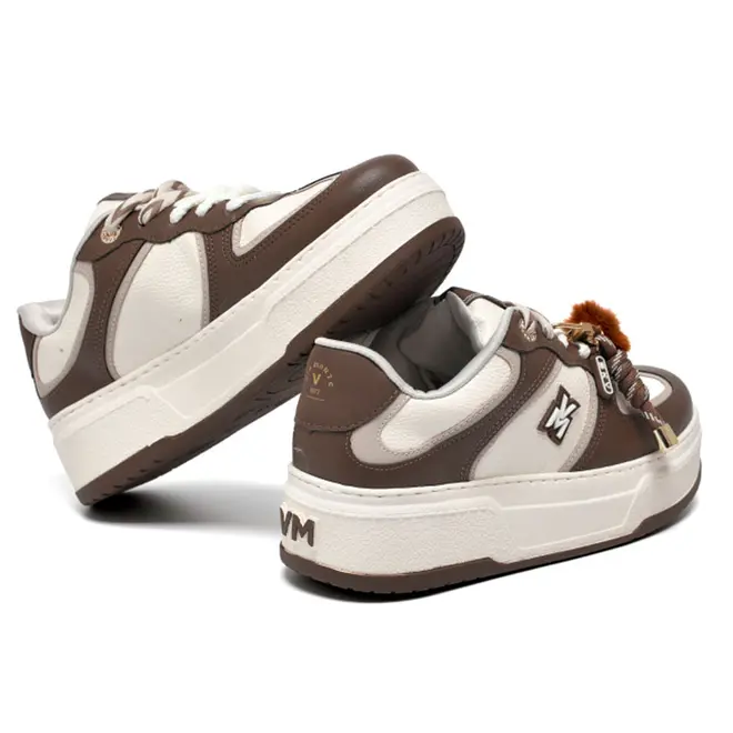 Tênis Casual Feminino Via Marte Marrom 223-013-21
