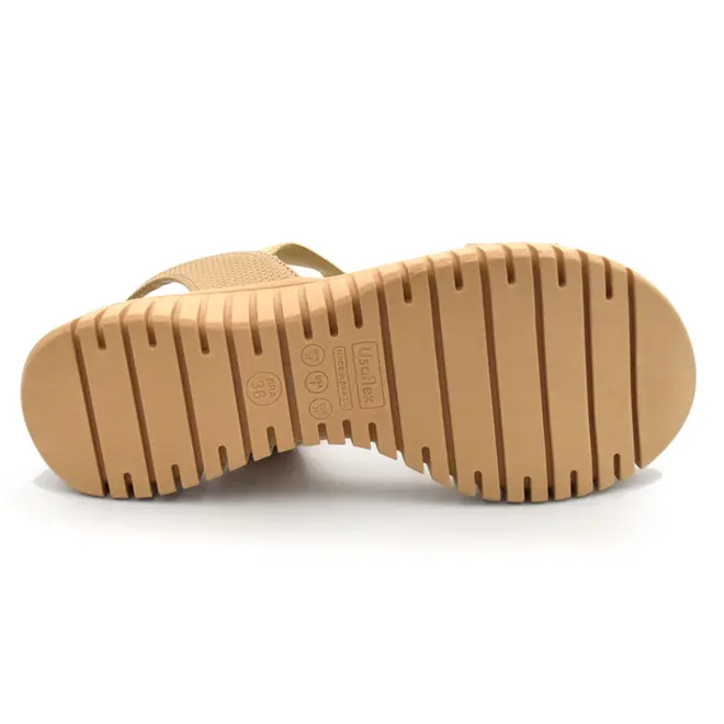 Papete de Couro Feminina Usaflex Bege UD11002