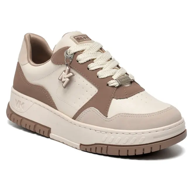 Tênis Casual Feminino Via Marte Bege 219-015-04