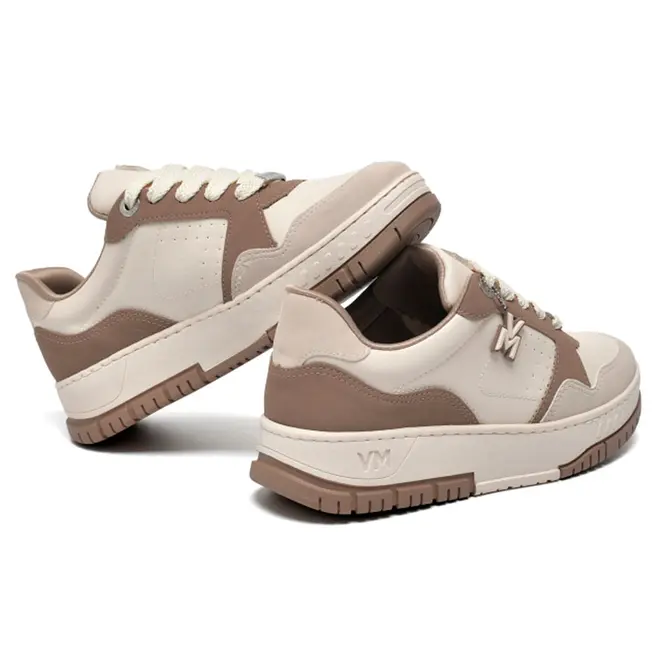 Tênis Casual Feminino Via Marte Bege 219-015-04