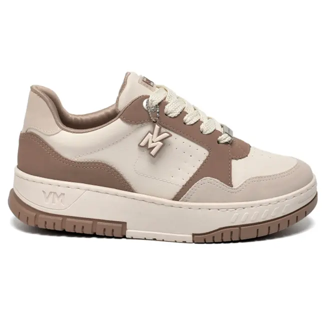 Tênis Casual Feminino Via Marte Bege 219-015-04