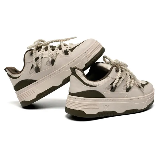 Tênis Casual Feminino Via Marte Bege 225-009-14