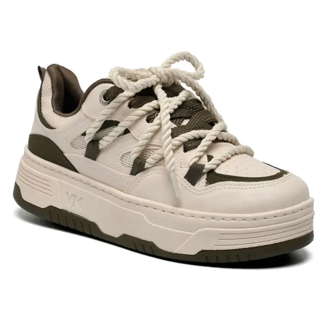 Tênis Casual Feminino Via Marte Bege 225-009-14