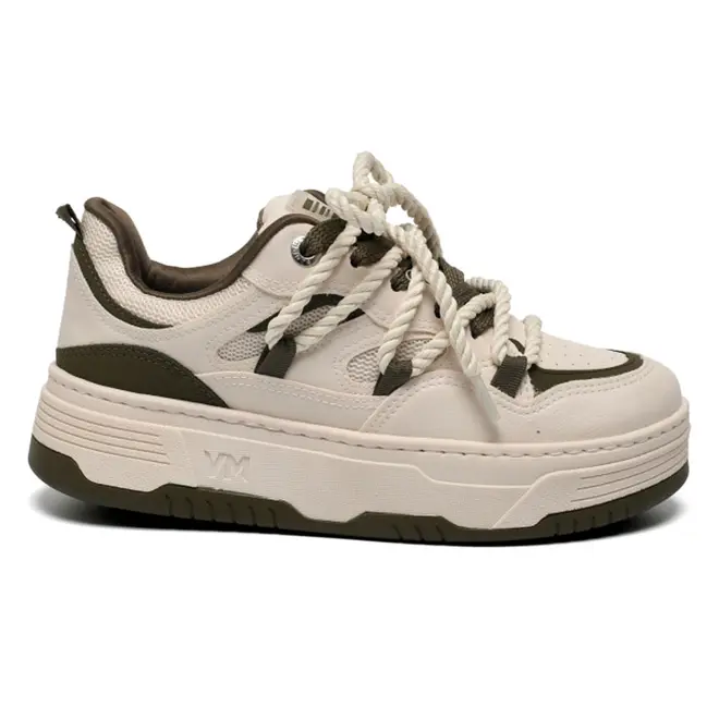 Tênis Casual Feminino Via Marte Bege 225-009-14