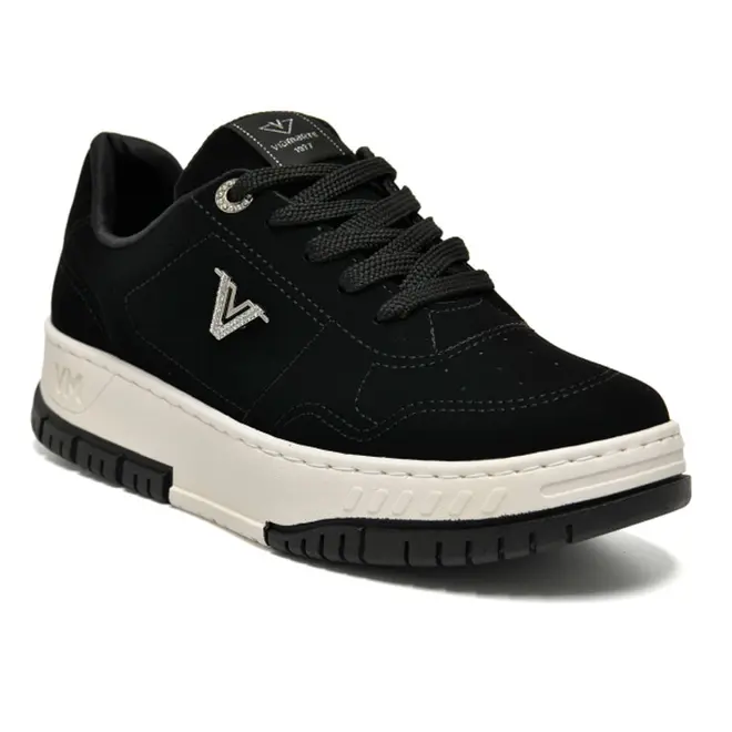 Tênis Casual Feminino Via Marte Preto 219-011-01