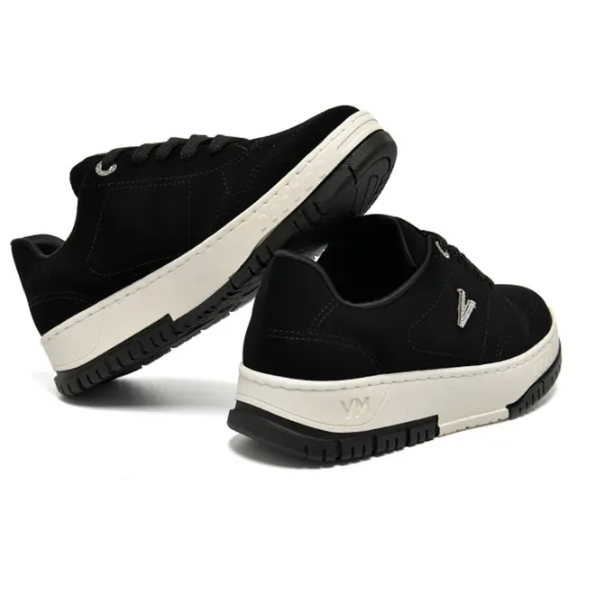 Tênis Casual Feminino Via Marte Preto 219-011-01