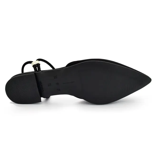 Sapatilha Slingback Feminina Cazzualen Preto 79065