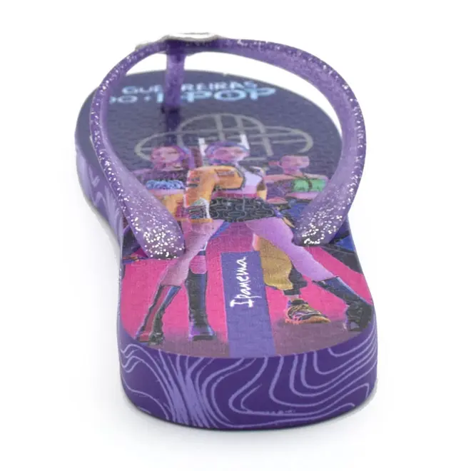Chinelo de Menina Ipanema Guerreiras K- Pop Roxo 27514