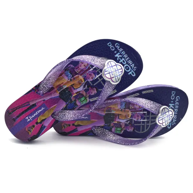 Chinelo de Menina Ipanema Guerreiras K- Pop Roxo 27514