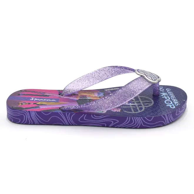 Chinelo de Menina Ipanema Guerreiras K- Pop Roxo 27514
