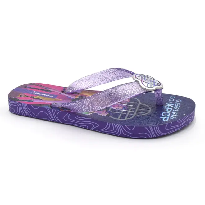 Chinelo de Menina Ipanema Guerreiras K- Pop Roxo 27514