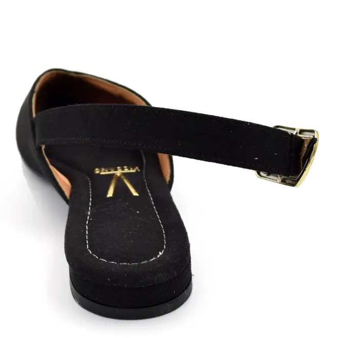Sapatilha Slingback Feminina Vizzano Preto 1206.1016.5881