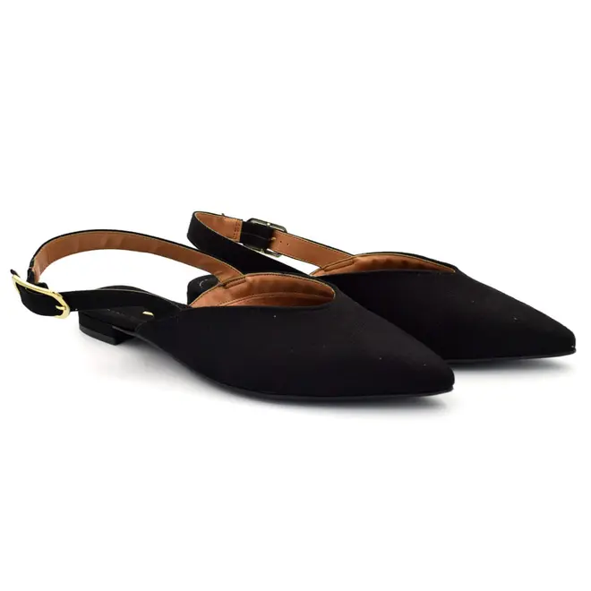 Sapatilha Slingback Feminina Vizzano Preto 1206.1016.5881