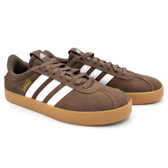 Tênis Unissex Adidas Court 3.0 Marrom KJ7795