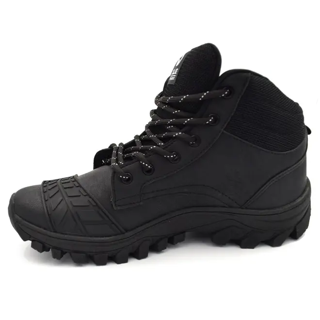 Coturno Masculino Ollie Montreal Preto MONTREAL