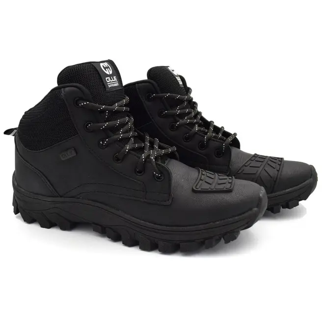 Coturno Masculino Ollie Montreal Preto MONTREAL