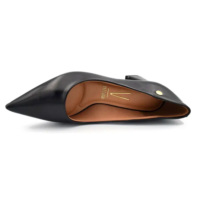 Scarpin de Salto Bloco Feminino Vizzano Preto 1475.100.31310