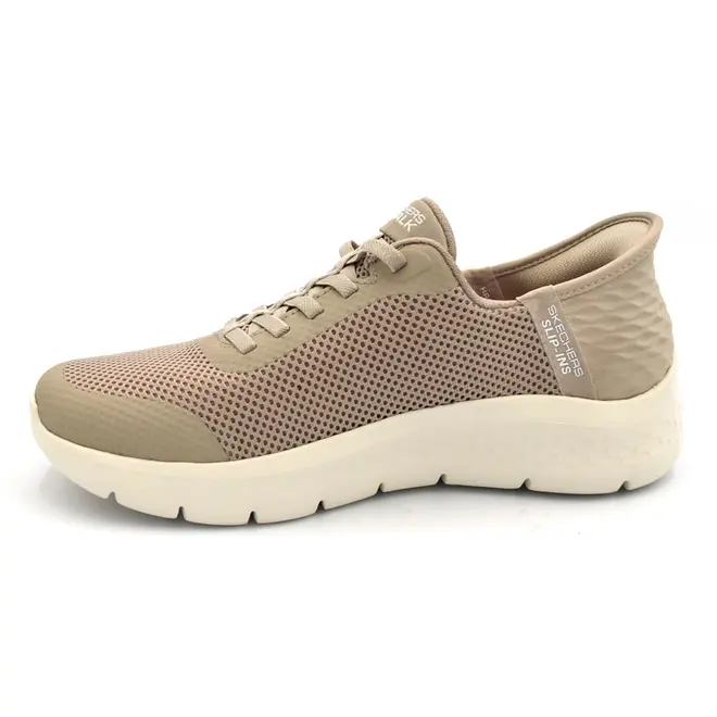Tênis Feminino Skechers Go Walk Flex Bege 124836