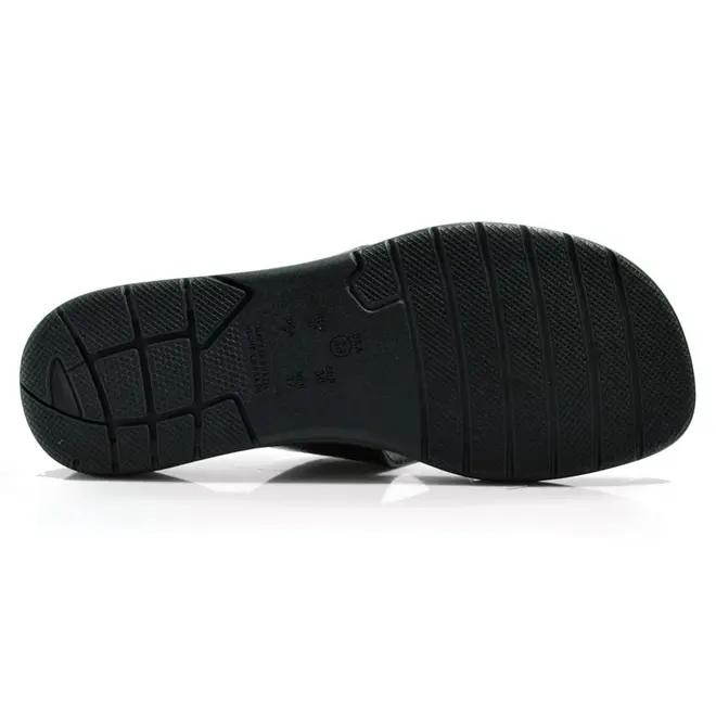 Sandália Rasteira Feminina Comfortflex Preto 2580402
