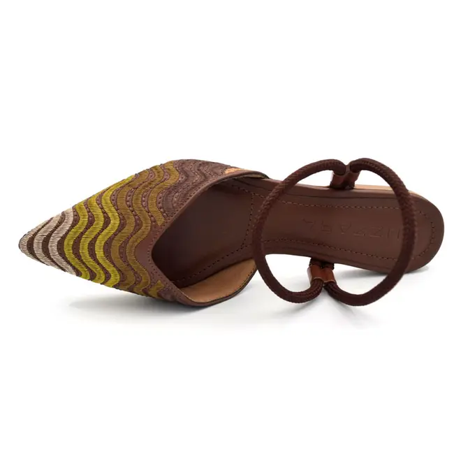 Sapatilha Slingback Feminina Suzzara Marrom 373359