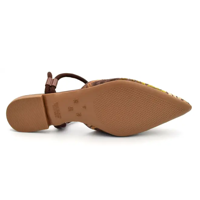 Sapatilha Slingback Feminina Suzzara Marrom 373359