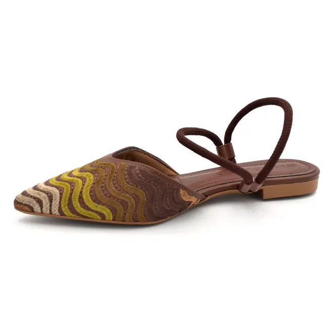 Sapatilha Slingback Feminina Suzzara Marrom 373359