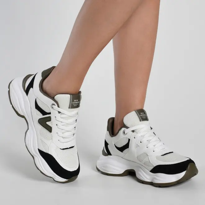 Tênis Casual Feminino Via Marte Branco 158-023-22