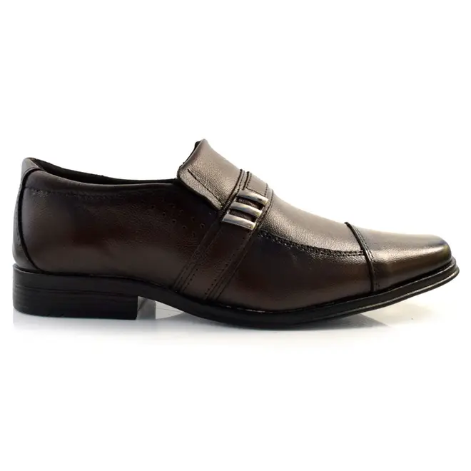 Sapato Social de Couro Masculino BR2 Marrom 934