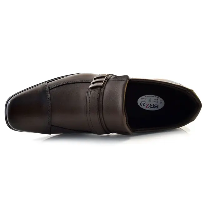 Sapato Social de Couro Masculino BR2 Marrom 934