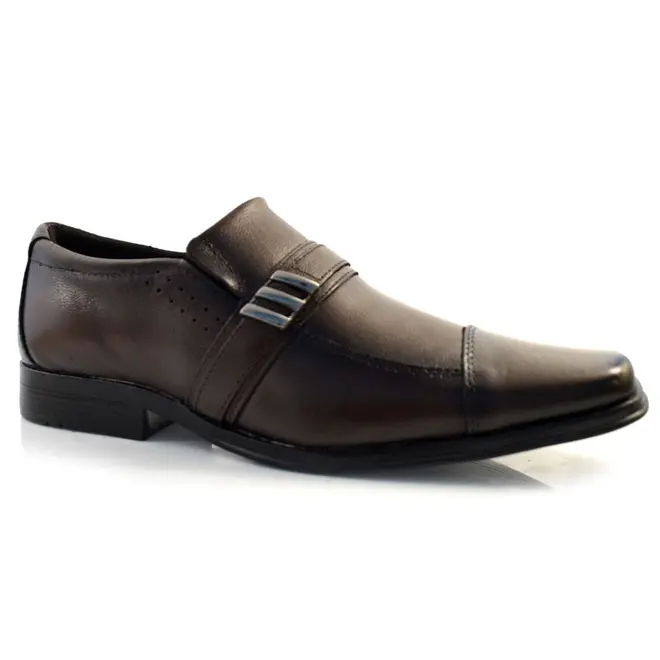 Sapato Social de Couro Masculino BR2 Marrom 934