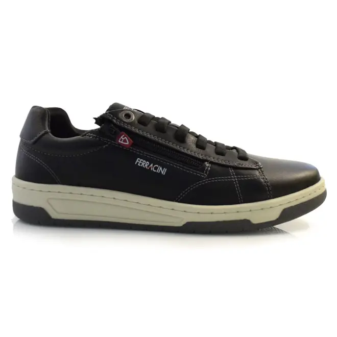 Sapatênis Masculino de Couro Ferracini Vox Preto 8052