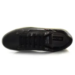 Sapatênis Masculino de Couro Ferracini Vox Preto 8052