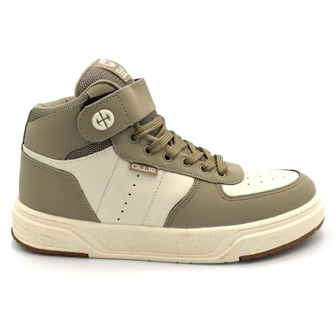 Tênis de Cano Alto Masculino Ollie Alpha 4 Bege ALPHA 4