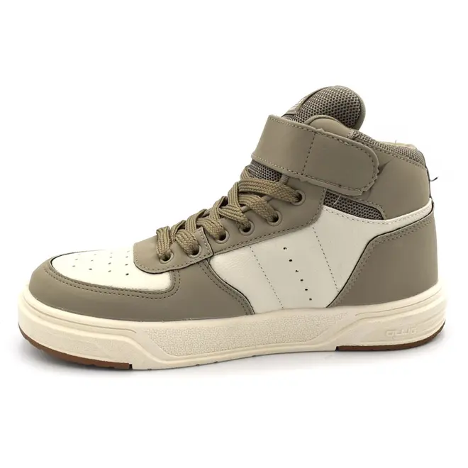Tênis de Cano Alto Masculino Ollie Alpha 4 Bege ALPHA 4