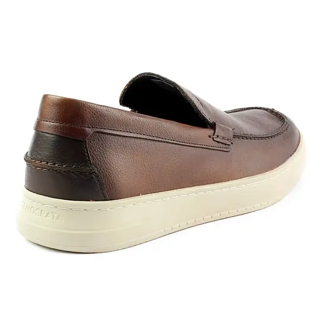 Mocassim Democrata Stage Hi-Soft Masculino Marrom