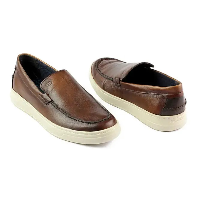 Mocassim Democrata Stage Hi-Soft Masculino Marrom