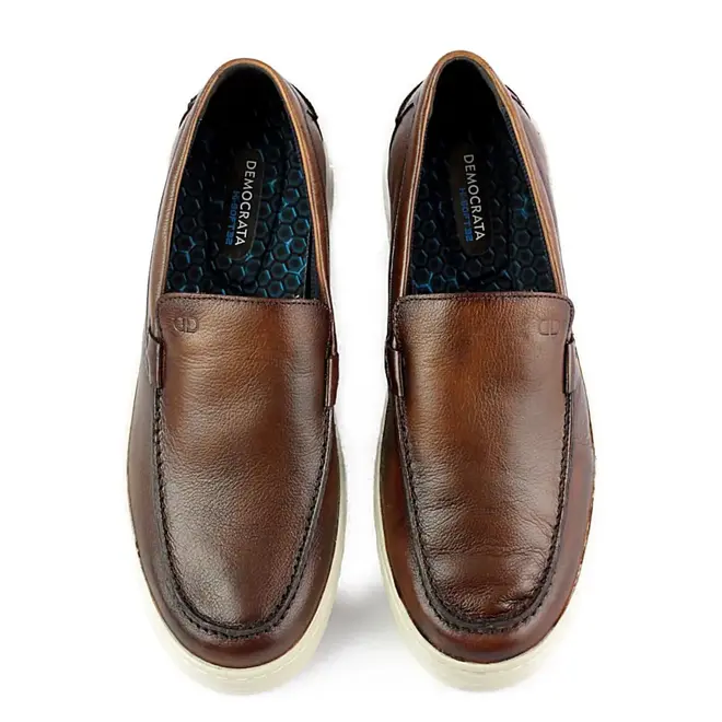 Mocassim Democrata Stage Hi-Soft Masculino Marrom