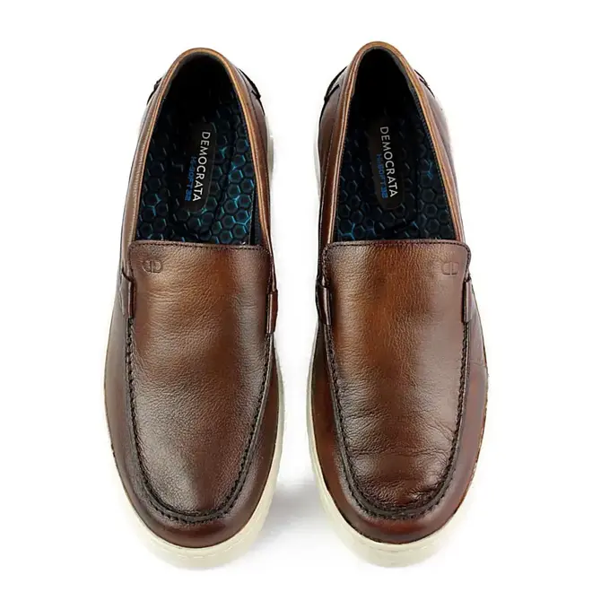 Mocassim Democrata Stage Hi-Soft Masculino Marrom