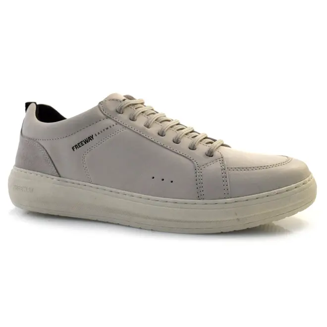 Tênis Casual de Couro Masculino Free Way Off White DUO02
