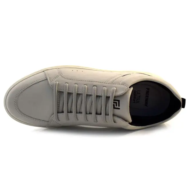 Tênis Casual de Couro Masculino Free Way Off White DUO02