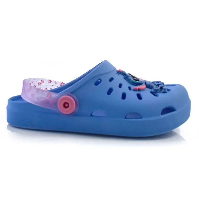 Babuche Infantil Stitch Grendene Disney Urban Azul 23197