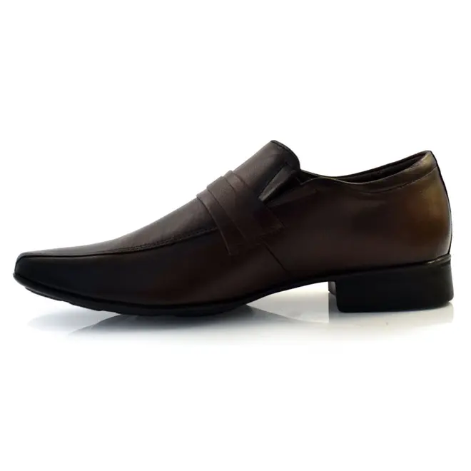 Sapato Social de Couro Jota Pe Air Vinitti Marrom 77605